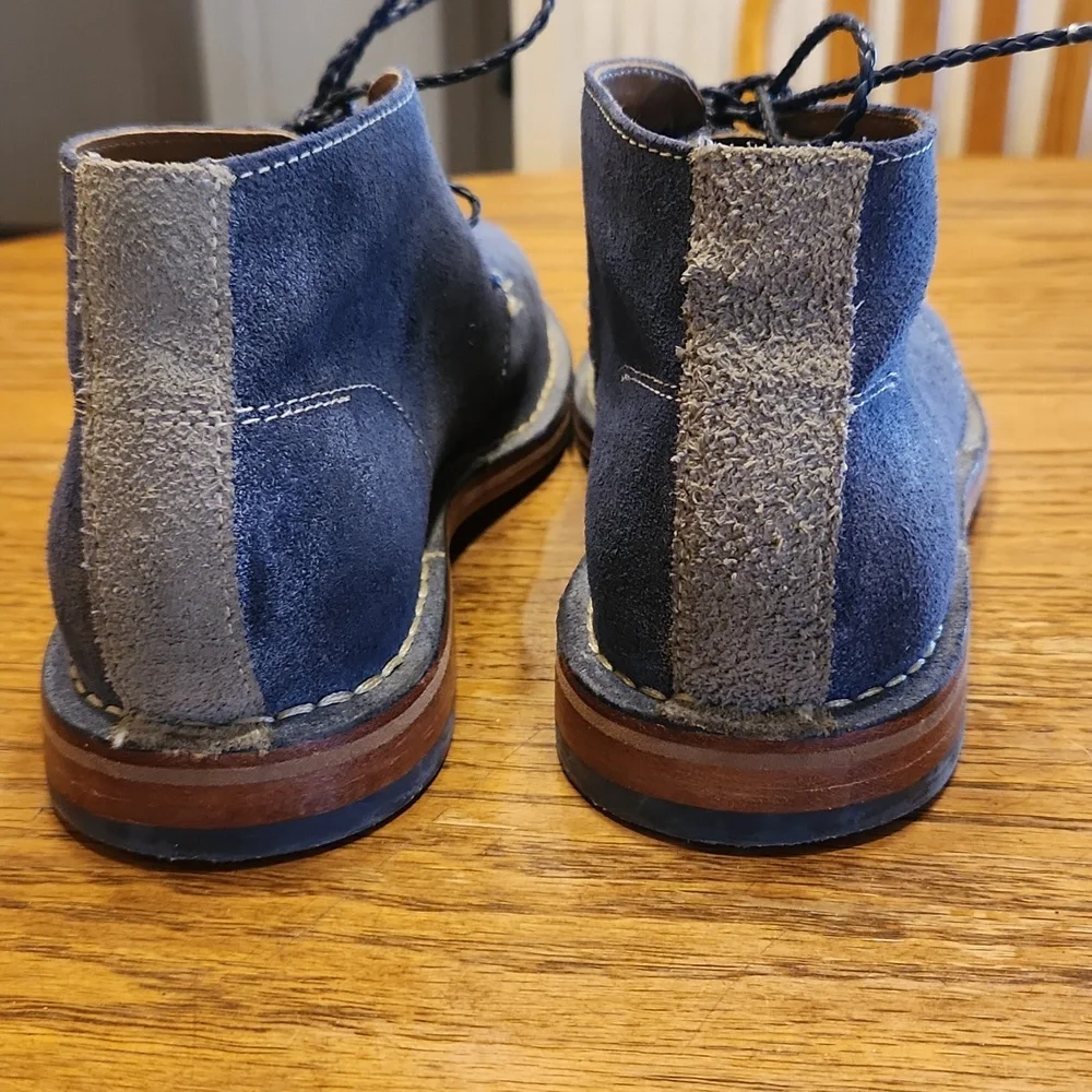 Cole Haan Blue Chukka Ankle Boots Size 9.5